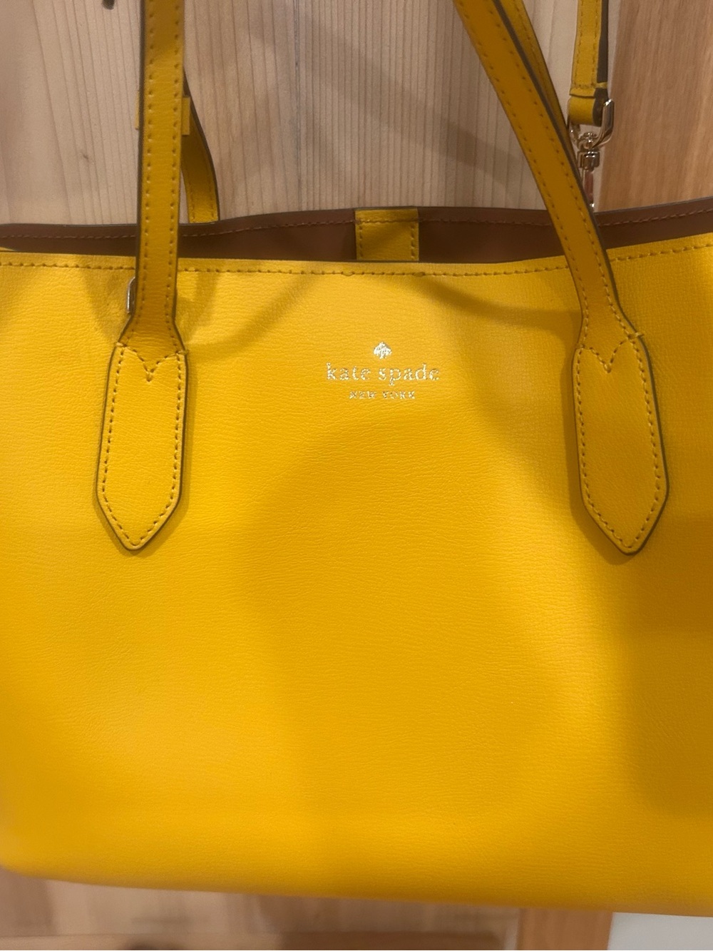 kate spade Bright Yellow Leather Tote